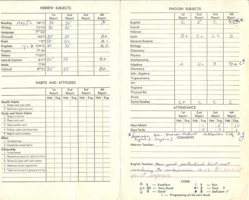 Report Card